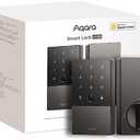 Aqara Smart Lock U100, Fingerprint Keyless Entry Door Lock with Apple Home Key, Touchscreen Keypad, Bluetooth Electronic Deadbolt, IP65 Weatherproof, Supports Apple HomeKit, Alexa, Google, IFTTT, Gray