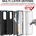AICase for Galaxy S22 Ultra Case with Screen Protector, Drop Protection Rugged Shockproof/Dustproof 3 Layers Rugged Durable Case for Samsung Galaxy S22 Ultra 6.8 Inch (Black)