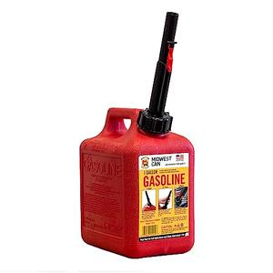 Quick-Flow Spout Midwest Can 1210 Auto Shut Off Gasoline Can - 2 Gallon