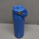 Stanley IceFlow Flip Straw 2.0 Water Bottle 24 OZ | Built-In Straw with Larger Opening | Lightweight & Leak-Resistant | Insulated Stainless Steel | BPA-Free | Azure