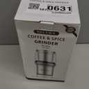 Secura Electric Coffee Grinder and Spice Grinder with 2 Stainless Steel Blades Removable Bowls