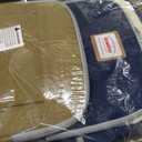 6 Wheel Rolling Backpack for Kids 18" Set - Blue Brown, Medium