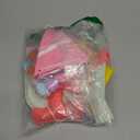 CANREVEL 3 PCS Felt Happy Birthday Banner, Pre-Strung 3D Pastel Happy Birthday Garland, Pom Pom Garland, Triangle Fabric Bunting, Reusable Rainbow Birthday Decorations for Girl Women, Macaron