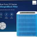 BLUEAIR Blue Pure 211+ Series AllergenBlock Filter, Genuine Replacement, Blueair Allergies, Pet Dander, Pollen, Dust, Blue Pure 211+ Series AllergenBlock Filter Fits Blueair 211+ and 211+ Auto
