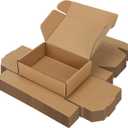 7x5x2 inch Shipping Boxes Set of 15 Brown, Inner Size 6.6x4.6x1.6 inch Cardboard Box Mailers for Small Business Packaging Mailing or Gift Wrapping Giving