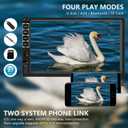 7" Car Stereo Double Din Touch Screen Car Radio Audio Receiver FM Radio Bluetooth Video Remote Control MP5/4/3 Player Android Phone Mirror Link USB/SD/AUX Hands Free Calling with Camera