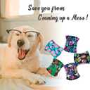 Tuiskusa Male Dog Diapers, High Absorbing Dog Belly Bands for Male Dogs, Washable Reusable Dog Male Wraps(5 Pack)