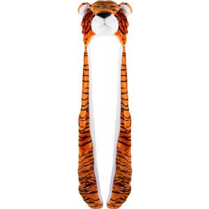 Super Z Outlet Tiger Cute Plush Animal Winter Ski Hat Beanie Aviator Style Winter (Long)