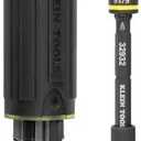 Klein Tools 32516HD KNECT 16-in-1 Impact-Rated Hybrid Screwdriver/Nut Driver, Magnetic, Flip Socket, 11 Bits, 2 Nut Drivers, 3/8-Inch Square Adapter