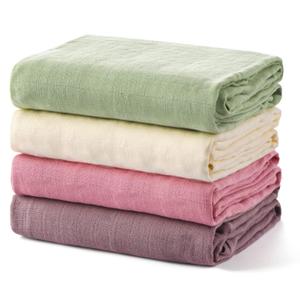 Momcozy Muslin Swaddle Blanket, 4 Pack Large 47 X 47 Inches Breathable Swaddling Receiving Blankets for Baby Boy & Girl, Soft and Skin-Friendly Unisex Baby Blankets