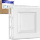 Original 4-Way Ceiling Vent Deflector 24"x24" (2-Pack) - Heavy-Duty ABS Air Diverter for 2'x2' Drop Ceiling, No Tools Required, Even Air Distribution for Commercial Spaces