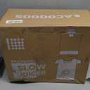 ACOQOOS Juicer Machines, 5.3" Wide Chute for Whole Fruit and Vegetable,1.8L Auto-Feed Time-Saver, Slow Masticating High Yield, Easy to Clean Cold Press Juicer with 2 Cups (Black)