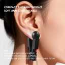 Ear Clip Electrodes,Rubber Ear Clip Accessories Compatible for Tens 7000,(Black)
