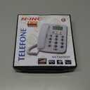 2line Corded Phone with Answering Machine and Noise Cancelling Function,Caller ID Display for Clear Calls,Landline Telephone Corded for Home and Office Use