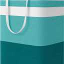 StorageRight Large Collapsible Laundry Basket Hamper with Easy Carry HandlesFreestanding Clothes Hampers for Laundry, Bedroom, Dorm, Towels, Toys, 75L, Green