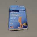 Amazon Basic Care Medical Compression Stockings, 20-30 mmHg Support, Women & Men Thigh Length Hose, Open Toe, Beige, Medium (Previously NuVein)