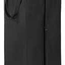 WOWLIVE 100L Rolling Laundry Hamper with Wheels Large Laundry Basket Organizer Laundry Cart with Steel Frame and Removable Bag Foldable Tall Dirty Clothes Hamper Dorm Room Storage for Bedroom (Black) (100L (17.013.030.8in))