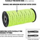 Flexzilla Pro Water Hose, Bulk Plastic Spool, 5/8 in. x 250 ft., Heavy Duty, Lightweight, ZillaGreen - HFZ58250YW