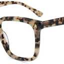 Firmoo Oversized Blue Light Blocking Glasses Computer Gaming Glasses, Blue Blockers Glasses for Women/Men (1.5, Tortoise)