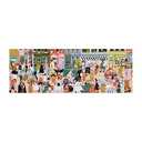 Galison Halloween Parade Fall 1000 Piece Panoramic Puzzle - Colorful and Bright Jigsaw Puzzle, Thick and Sturdy Pieces, Family Activity