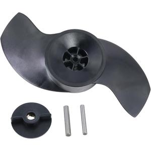 8M4004173 2-Blade Weedless Propeller Prop Fits Trolling Motors with 3.5-Inch Lower Diameter Housing, 3.5-Inch Hub 10.25-Inch Diameter