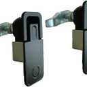 2Pcs Compression Latch Flush Sealed Lever Latch Trigger Lift and Turn Adjustable Grip Black