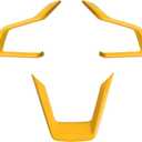 Auovo Center Console Steering Wheel Cover Trims for Subaru Crosstreck Outback Legacy Accessories 2018-2026 for Subaru Impreza 2017-2026/19-26 Forester/Ascent 2018-2026 (Yellow)