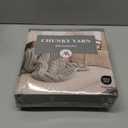 Jumbo Chenille Chunky Yarn for Crocheting - Super Bulky Fluffy Chunky Yarn for Hand Knitting - Extra Thick Soft Blanket Big Yarn 2 Jumbo Pack (27yds,8 oz Each Skein) (Navy Blue)