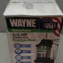 WAYNE CDU980E 3/4 HP Submersible Sump Pump Cast Iron & Stainless Steel, Vertical Float Switch, 5,490 GPH