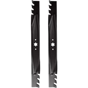 942-04290 Mulching Mower Blades for Cub Cadet Enduro XT1-46 XT2-46 ZT1-46 LT46 LX46 LTX1045 LTX1046 RZT46, for Craftsman T140 T240 942-04290-X 942-04244 for 46 inch Deck 6 Point Star 2 Pack