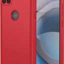 case for Motorola One 5G Ace Liquid Silicone TPU Phone case, Stylish, Soft, Scratch Resistant, Ultra-Thin Shock-Absorbing Protective case,for Motorola One 5G Ace(Crimson)