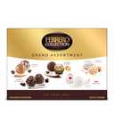 Ferrero Collection Chocolate Gift Box Grand Assortment, Hazelnut, Dark, Coconut, Almond, and Cappuccino Holiday Box of Chocolates Gifts, Christmas Candy, 24 Count, 8.7 oz (Best By: 03/23/2026)