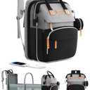  ISMGN Diaper Bag Backpack with Changing Station, Multifunctional Diaper Bag, Extra Large Capacity, Baby Bag, GreyBlack : Baby