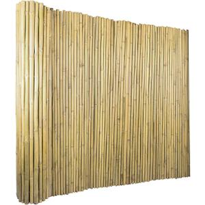 Jollybower 4Ft High x 8 Ft Long x 0.7In D Bamboo Fencing, Natural Bamboo Fence Rolls, Eco-Friendly Privacy Fencing for Outdoor Balcony Patio Garden Border Pool