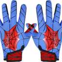 AIGEVTURE Youth Football Gloves Kid Receiver Gloves Boys Girls Unmatched Grip Great Gift, Youth L&Adult XS