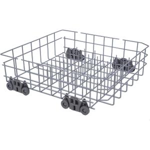 W10728159 Dishwasher Lower Rack for Maytag Dishwasher Rack with Wheels, W10525646 W10780925 W10082825 Lower Rack Replacement for Kitchenaid Dishwasher Rack Parts, 22"D by 20.5"W
