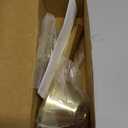 Kingston Brass CC83202DX Concord 1/2" Sweat x 3/8" O.D. Comp, Angle Shut Off Valve with 5" Extension, Polished Brass