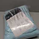 LuxClub 5 PC Split King Sheet Set, Breathable Luxury Bed Sheets, Deep Pockets 18" Eco Friendly Wrinkle Free Cooling Sheets Machine Washable Hotel Bedding Silky Soft - Aqua Split King