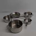 T-fal Cook & Strain Stainless Steel Cookware Set, 14 Piece Set, Dishwasher Safe, Multi, Silver