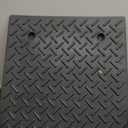 Rubber Curb Ramps for Driveway Sidewalks Shed Entry, 5.9 Inch Rise Height 2 Pack 19.68" L x 19.68" Threshold Ramp for Cars, Motorcycles, Lawn Mowers, 7000lbs Load Capacity