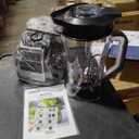 Ganiza Professional Smoothie Blender, Blenders for Smoothies with 1800 Peak Watts & 8 Auto Programs for Frozen Fruits & Ice, 64-oz Large Blender for Shakes and Smoothies (Black)