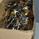 Hooshing 12PCS Cheerleading Pom Poms with Baton Handle for Team Spirit Sports Dance Cheering Kids Adults