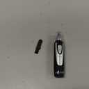 Ear and Nose Hair Trimmer Clipper - 2026 Professional Painless Eyebrow & Facial Hair Trimmer for Men Women,Battery-Operated Trimmer with IPX7 Waterproof,Dual Edge Blades for Easy Cleansing Black