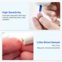 Blood Glucose Test Strips Set -Lvonge 100PC Test Strips for Use Only with Lvonge Blood Glucose Monitor G520/501, Home Diabetes Blood Glucose Testing Kit, Expire: 01/01/2027