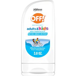 OFF! Insect Repellent Lotion for Adults & Kids, Fragrance-Free Bug Repellent for Everyday Protection from Mosquitoes and Ticks, 3.8 oz