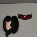 FreeMascot OD 4+ 190nm-550nm Wavelength Laser Safety Glasses for Typical 405nm, 445nm, 450nm,520nm,532nm Laser Light for Hair Removal Laser Treatment Eye Protection Goggles (Red)