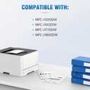 LC401XL Black LC401 Ink Cartridges for Brother LC401XLBK LC401BK LC 401XL 401 XL BK Ink Cartridge Compatible for MFC-J1010DW MFC-J1170DW MFC-J1800DW MFC-J1012DW Printer (2-Pack High Yield, Upgraded)