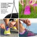 DELELE 2Pair Oval Shoes laces 42 Colors Half Round 1/4" Athletic ShoeLaces for Sport/Running Shoes Shoe Strings (35 inch (90CM), 07 Golden)