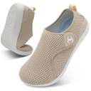 Womens Walking Shoes Comfortable Wide Diabetic Shoes Adjustable Zero Drop Edema Shoe Breathable Neuropathy Nursing Shoes Casual Wide Width Sneakers Size 8.5