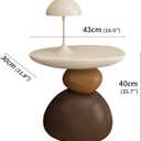 Small Side Table,Sofa Side Table, Bedside Cabinet, Decorative Bedside Cabinet, Modern Coffee Table, Suitable for Bedroom, Living Room, Balcony